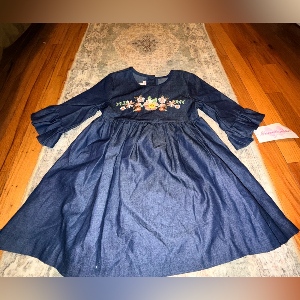 Bonnie Jean Blue Denim Dress